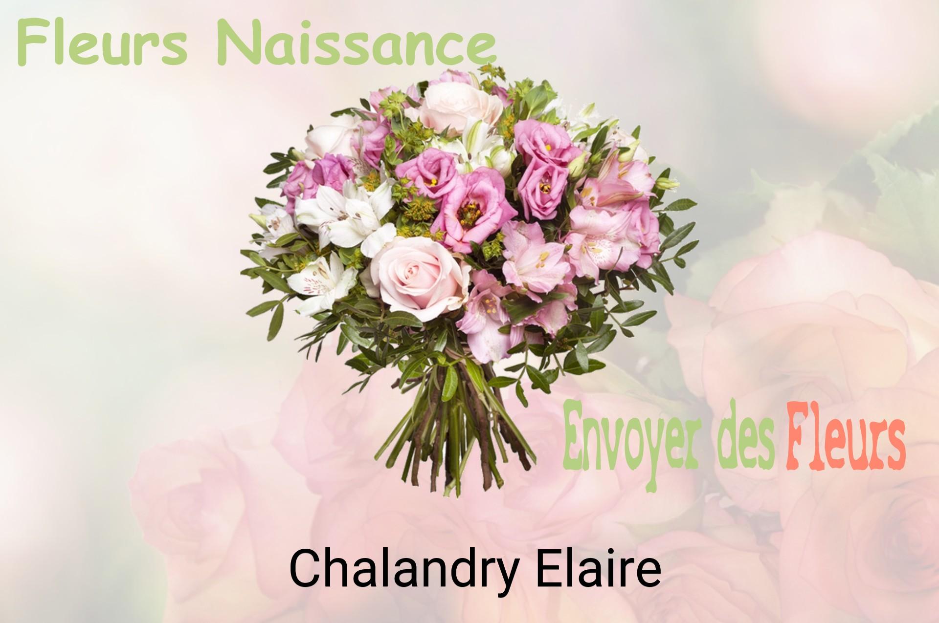 Bouquet de fleurs de naissance livré à Chalandry-Elaire