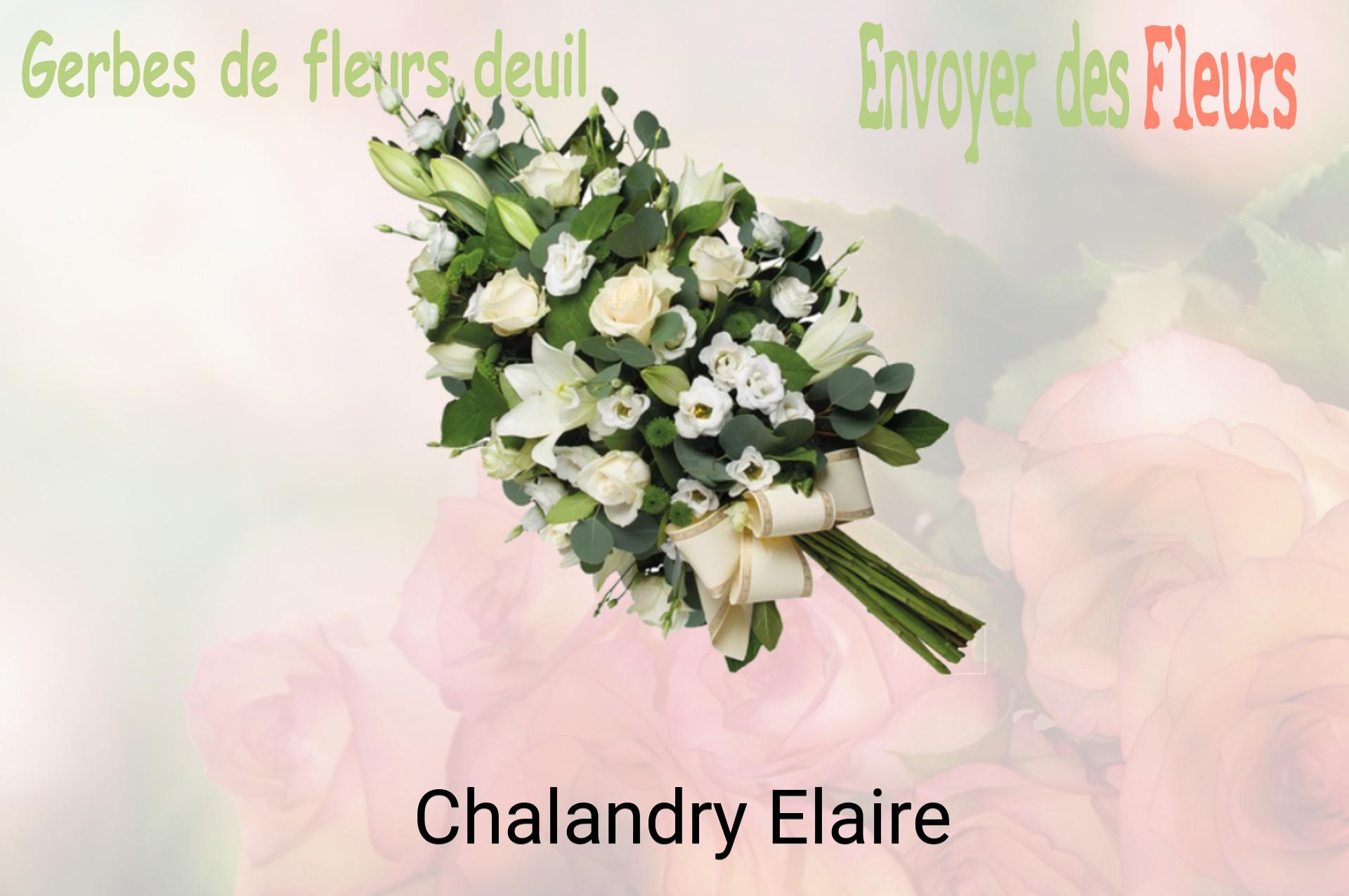 Gerbe de fleurs de deuil livrée à Chalandry-Elaire